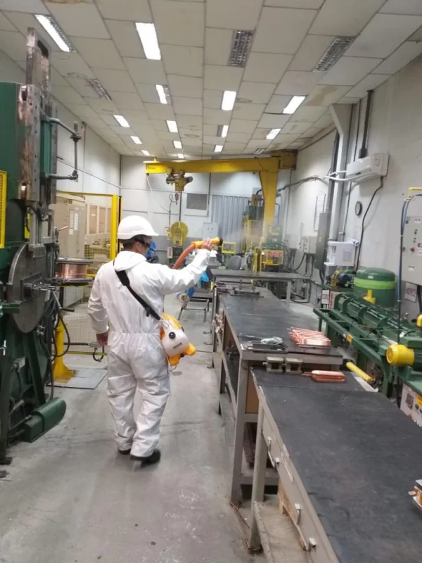 sanitização com ozônio